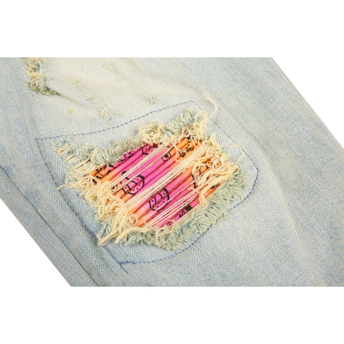 NK1 | PALE DENIM W/ PINK DETAILING - 1984brand