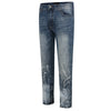 Washed Blue Denim Bleached Hype+Essential