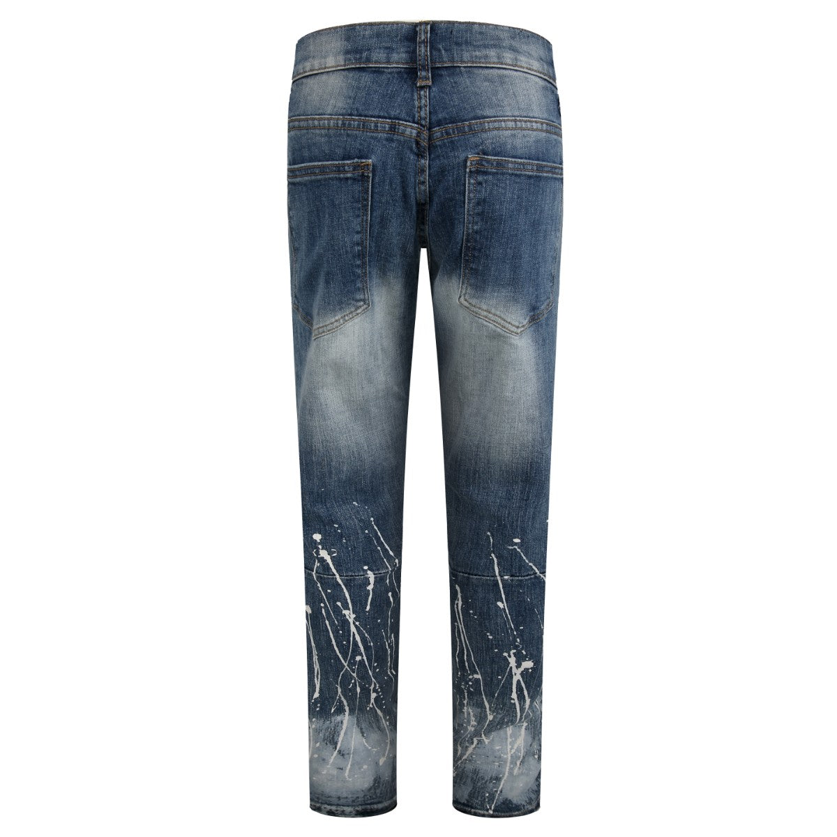 Washed Blue Denim Bleached Hype+Essential