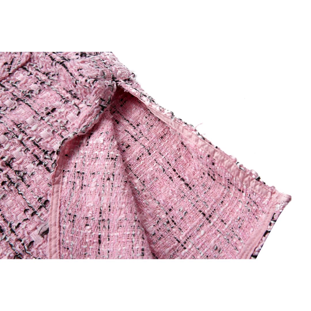 Tweed Overshirt - Pink - 1984brand