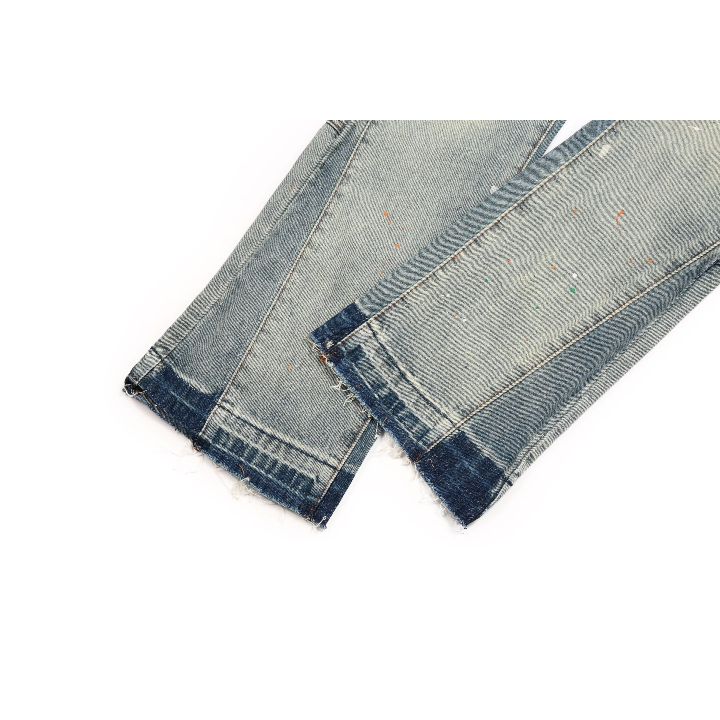 S01 Denim - Paint Splattered H.ESNTLS