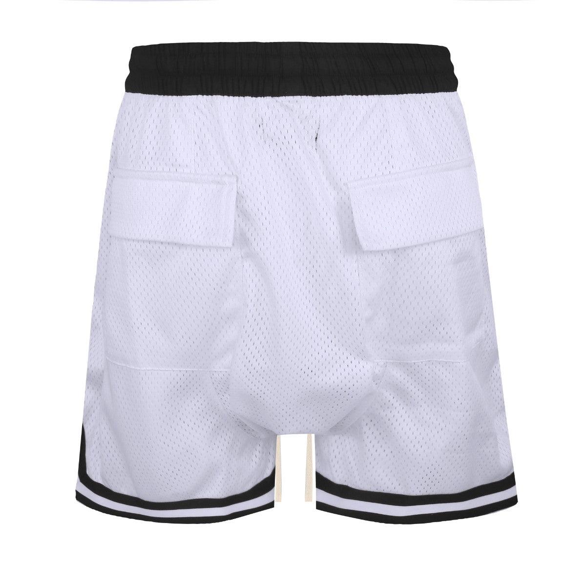 Sports Mesh Shorts - White Hype+Essential