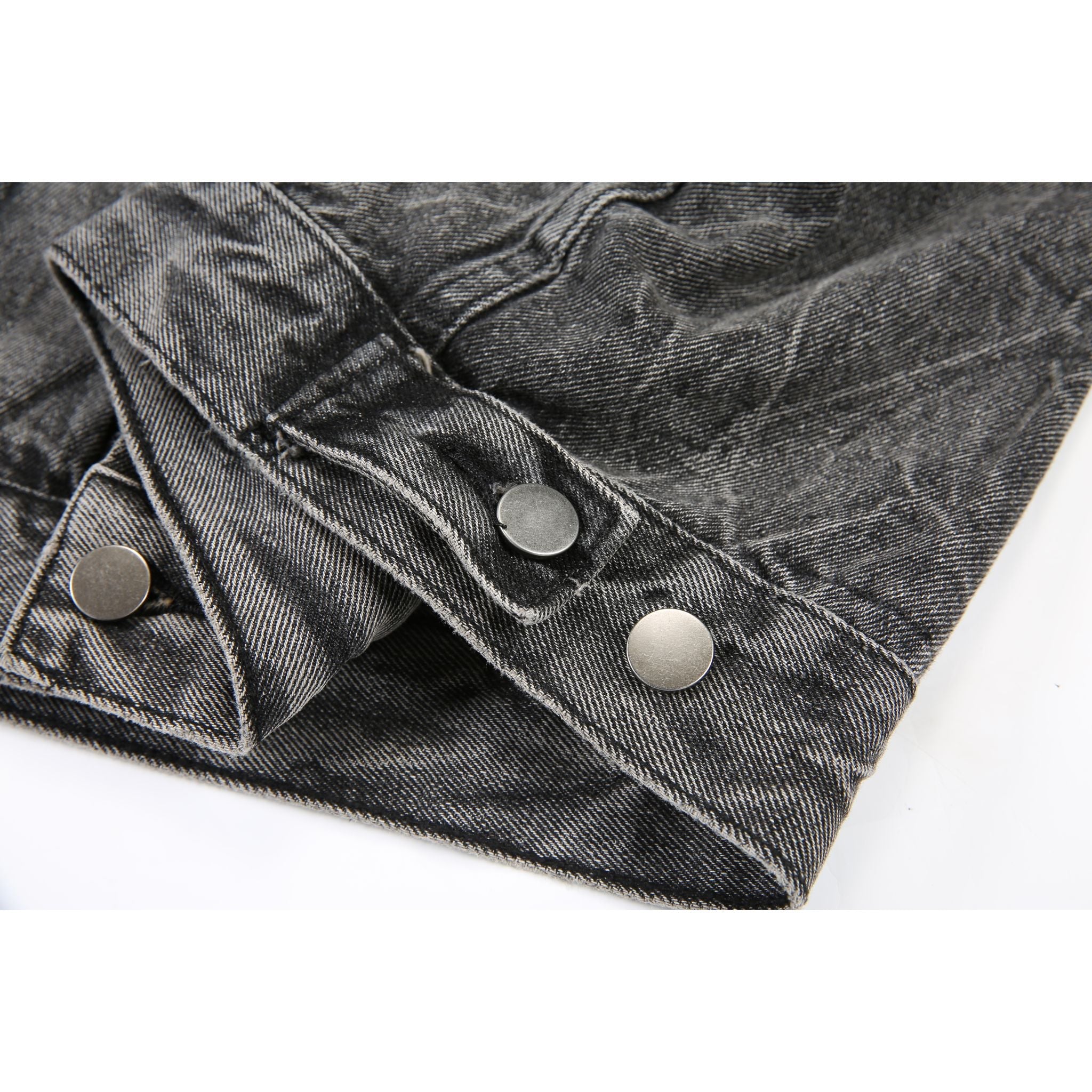 VX1 | Washed Black Denim Jacket H.ESNTLS