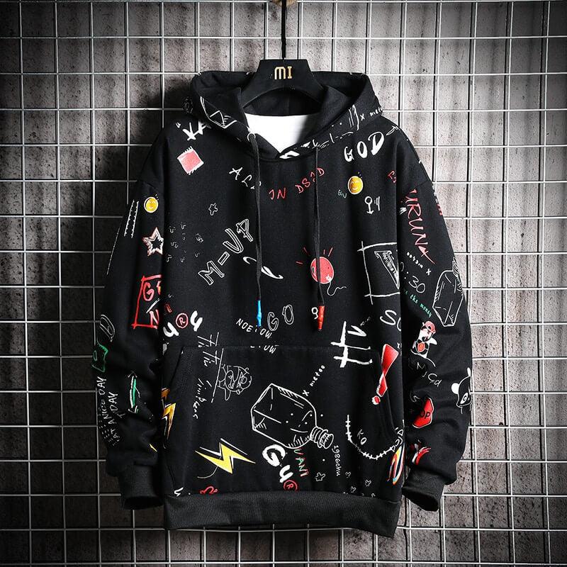 Korean Streetwear hoodies urban street fashion korean hoodies 1984 Store