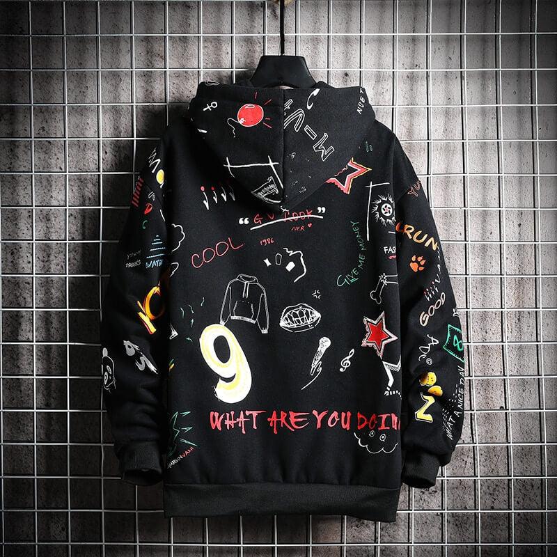 Korean Streetwear hoodies urban street fashion korean hoodies 1984 Store