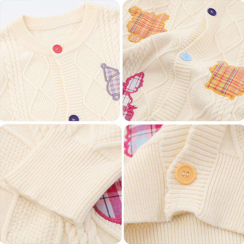 1984® Sweet Chunky Knit Cardigan Sweater - 1984brand