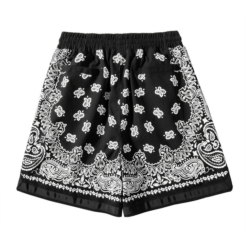 Paisley Shorts - Black Hype+Essential