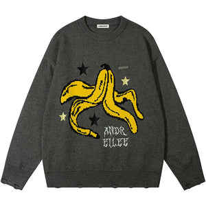 1984® Jacquard Knit Sweater Banana and Star - 1984brand