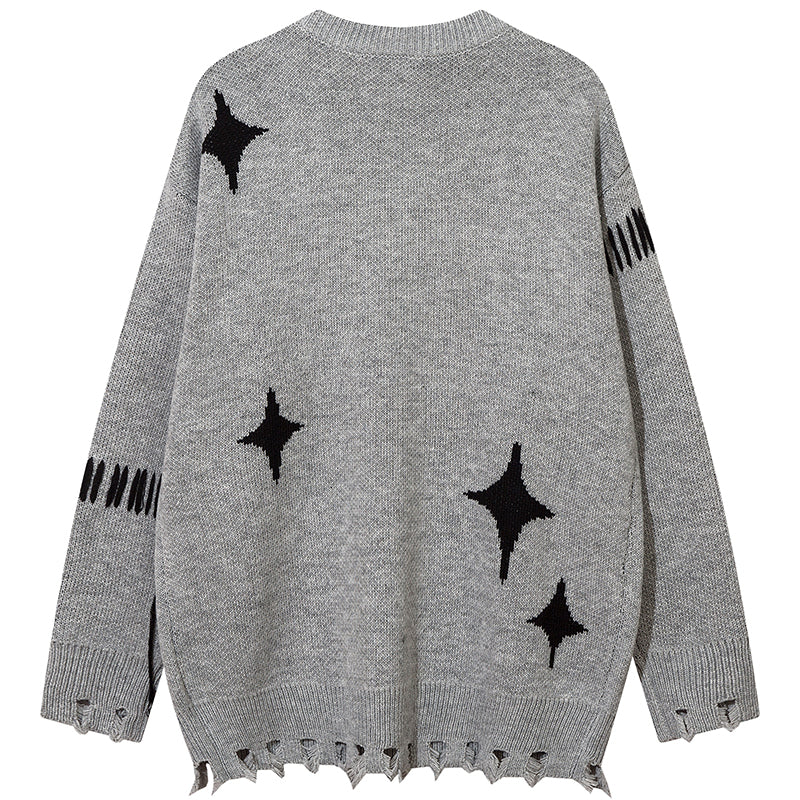 1984® Trendy Knit Sweater Spider and Star 1984