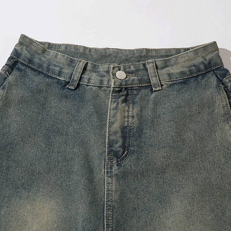 1984® Vintage Washed Knife Cut Jeans - 1984brand