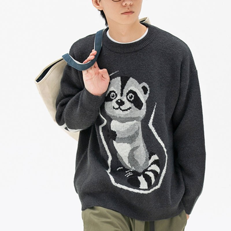 Jacquard Sweater Brown Bear 新杭派B312