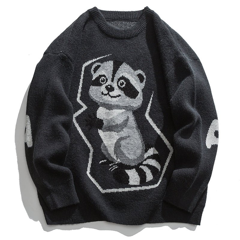 Jacquard Sweater Brown Bear 新杭派B312