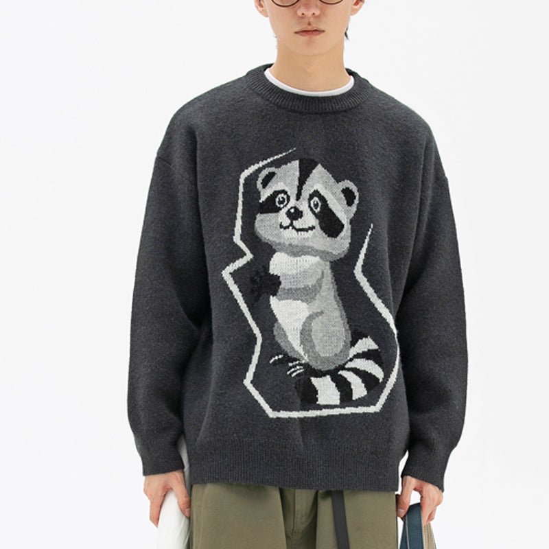 Jacquard Sweater Brown Bear 新杭派B312