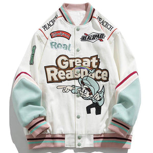 1984 Baseball Jacket Embroidery Letter 1984