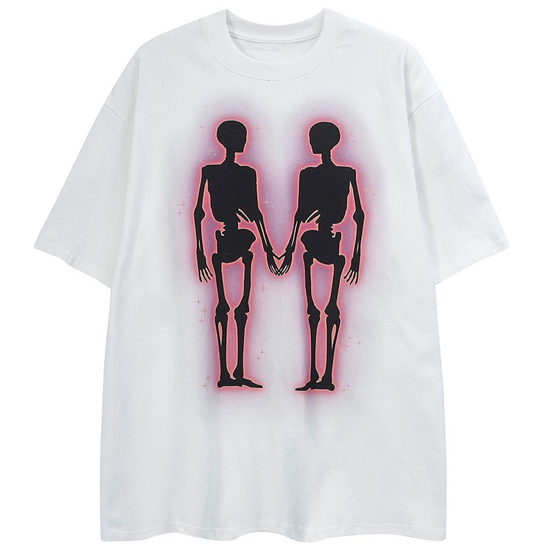 1984 Casual T-shirt Glowing Skeleton 1984