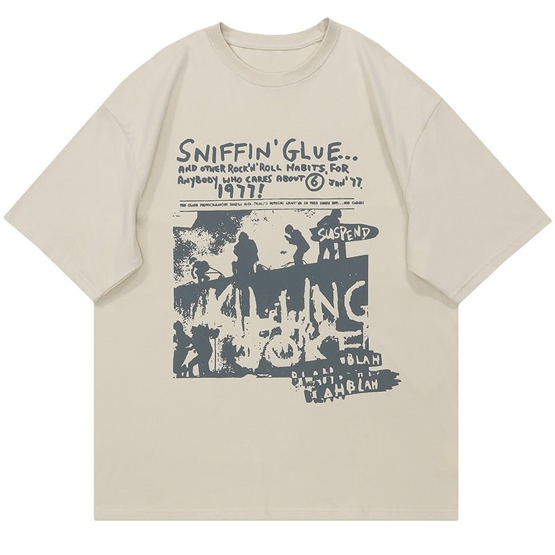 1984 Casual T-shirt SNIFFIN’GLUE 1984