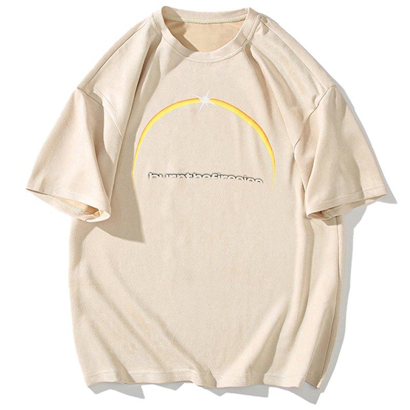 1984 Comfy Suede T-shirt Star and Moon - 1984brand