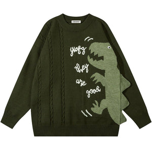 1984® Cozy Dinosaur Chunky Knit Sweater - 1984brand