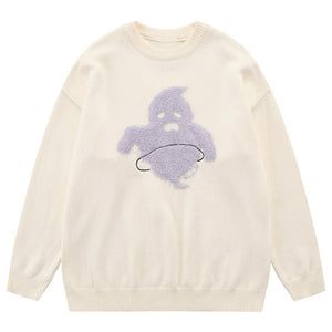 1984 Cozy Sweater Cute Ghost 1984