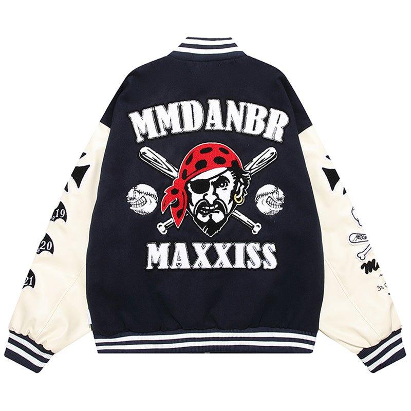 1984 Dark Style Varsity Jacket Captain Pirate - 1984brand