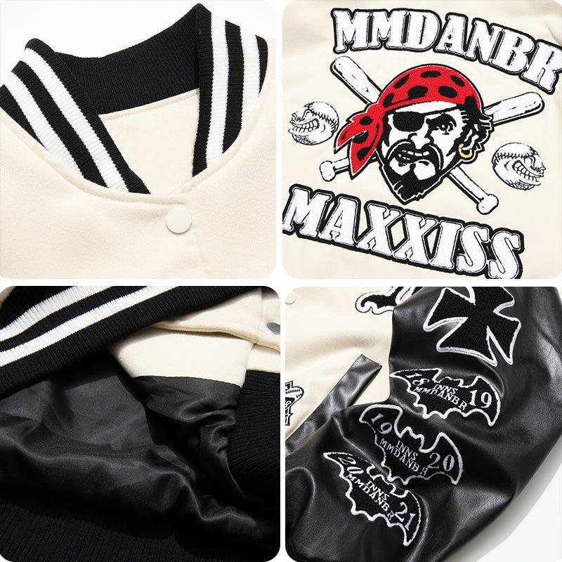 1984 Dark Style Varsity Jacket Captain Pirate - 1984brand