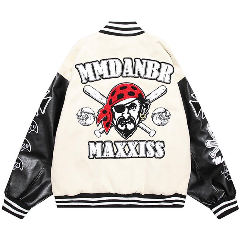 1984 Dark Style Varsity Jacket Captain Pirate - 1984brand