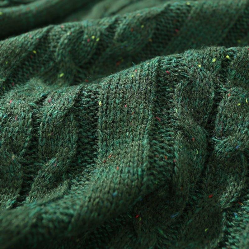 1984 Distressed Cable Knit Sweater 1984