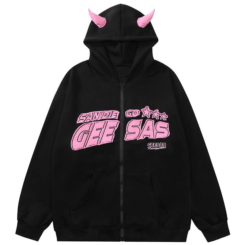 1984 Funny Zipper Hoodie Devil’s Corner 1984