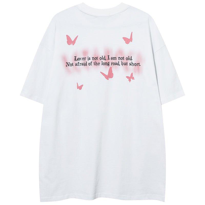 1984 High Street T-shirt Gothic Butterfly 1984