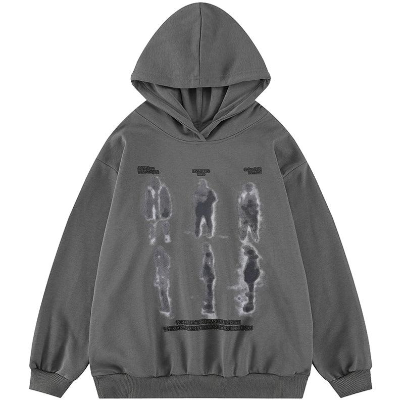 1984 Oversize Hoodie Portrait Print 1984