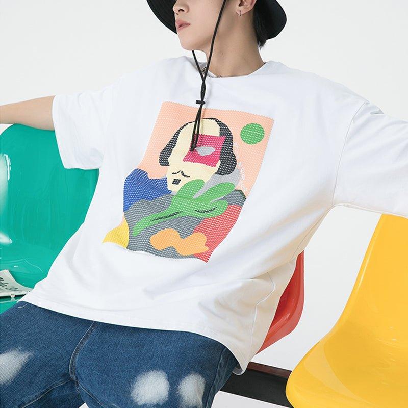 1984 Printed T-shirt Pixel Man 1984
