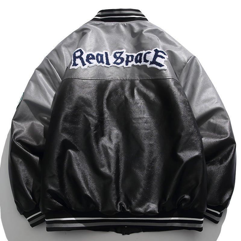 1984 PU Leather Winter Jacket Color Gradient 1984