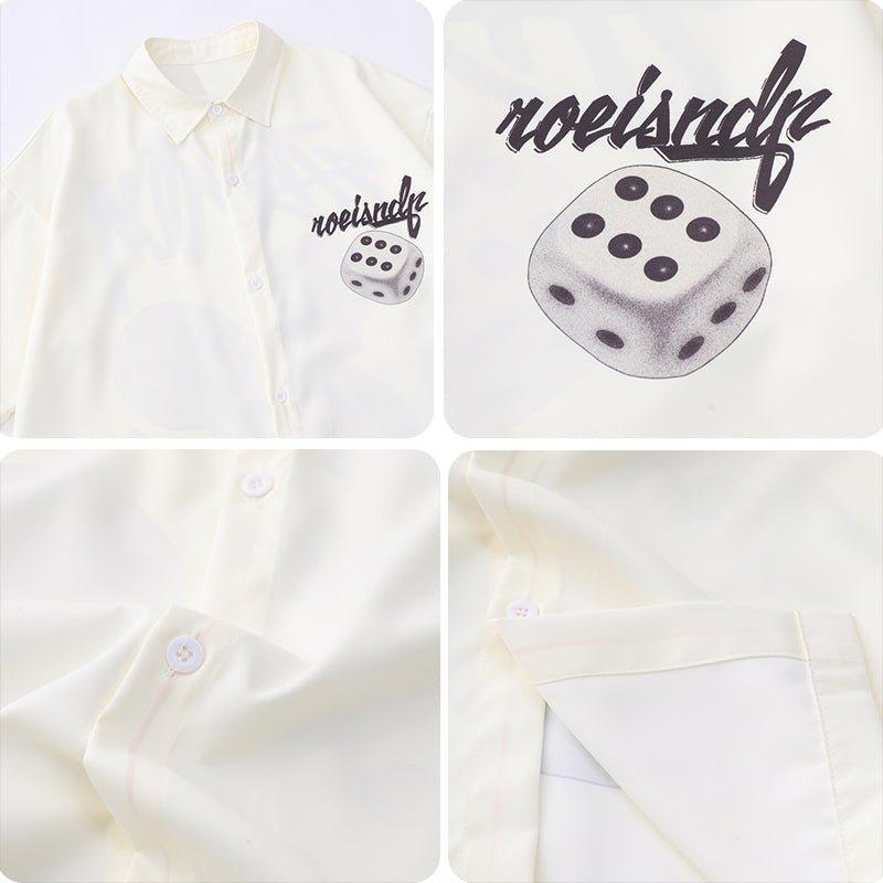 1984 Street Style S/s Shirt Dices 1984