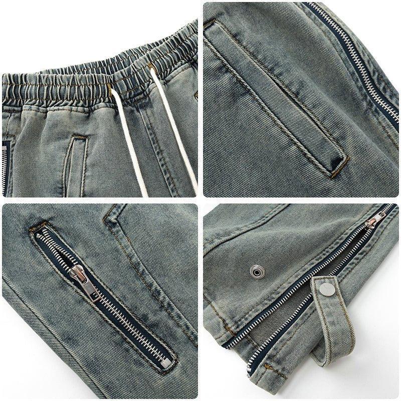 1984 Streetwear Jeans Side Zipper AN