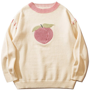 1984 Sweet Knitted Sweater Peach 1984