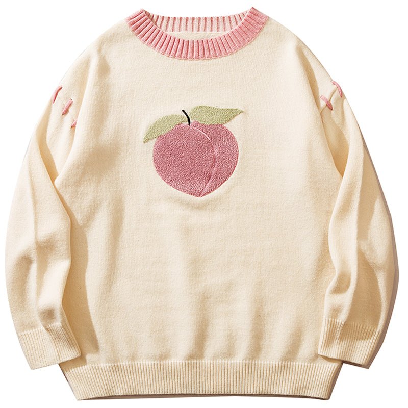 1984 Sweet Knitted Sweater Peach 1984