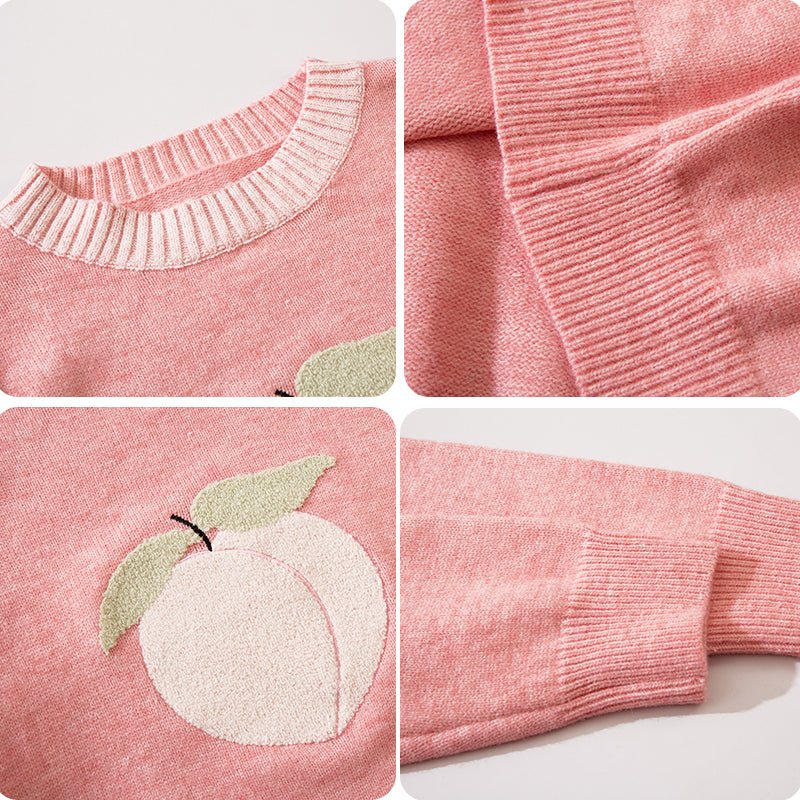 1984 Sweet Knitted Sweater Peach 1984