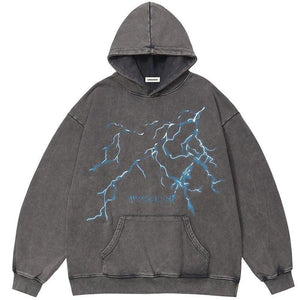 1984 Vintage Washed Hoodie Lightning 1984