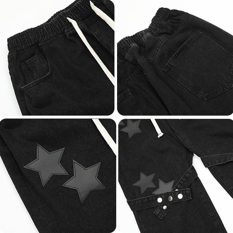 1984 Vintage Washed Jeans Star Patch 1984