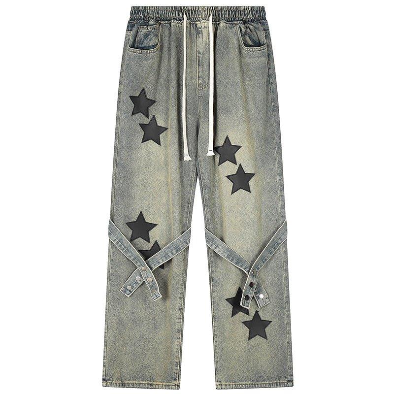 1984 Vintage Washed Jeans Star Patch 1984