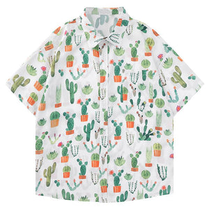 1984 Summer Beach Shirt Full Cactus VYJ